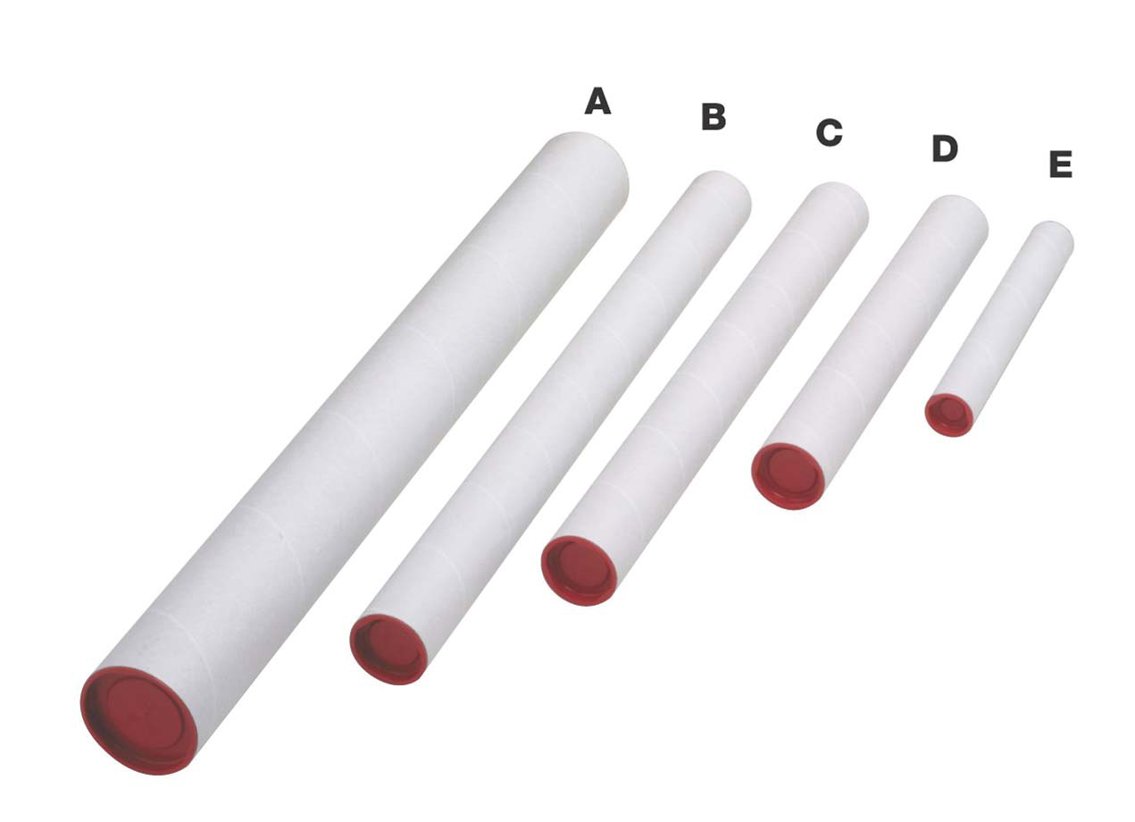 90mm x 875mm 4 Pack Mailing Tube